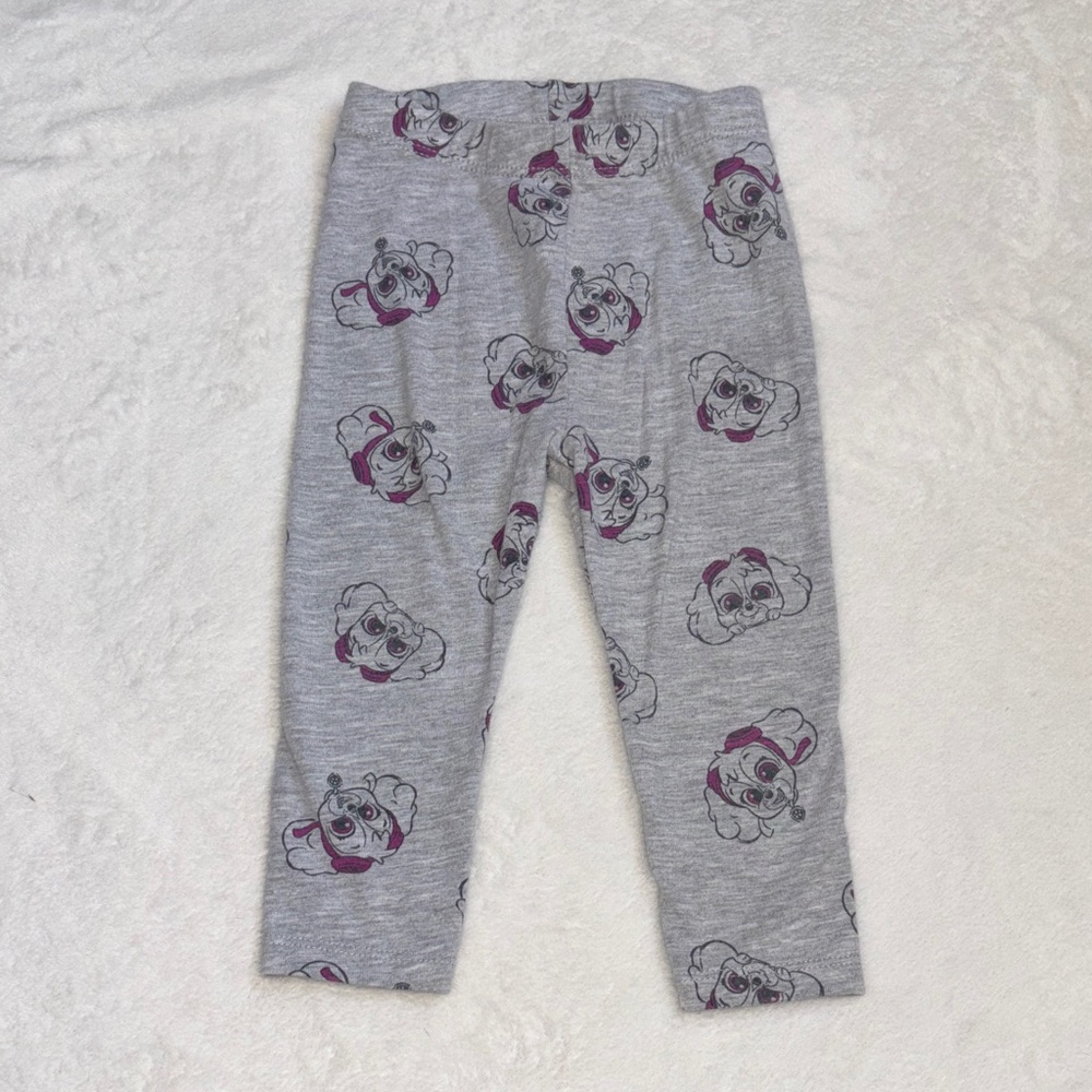 (3 for $10) Nickelodeon Gray paw patrol Leggings 9 months baby girl